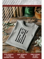 Термонаклейка на одежду, термопринт Волк