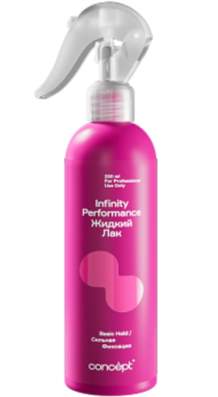 Лак жидкий Концепт Инфинити с кератином сильн.фиксации 250мл