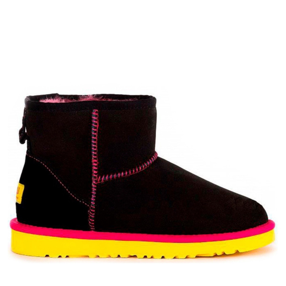 UGG Classic Mini II Black-Yellow