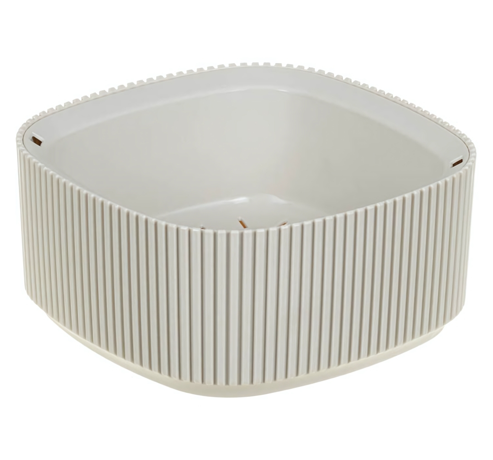 Кашпо СТРИП квадратное 190*190мм 1,6 л со вставкой М3250