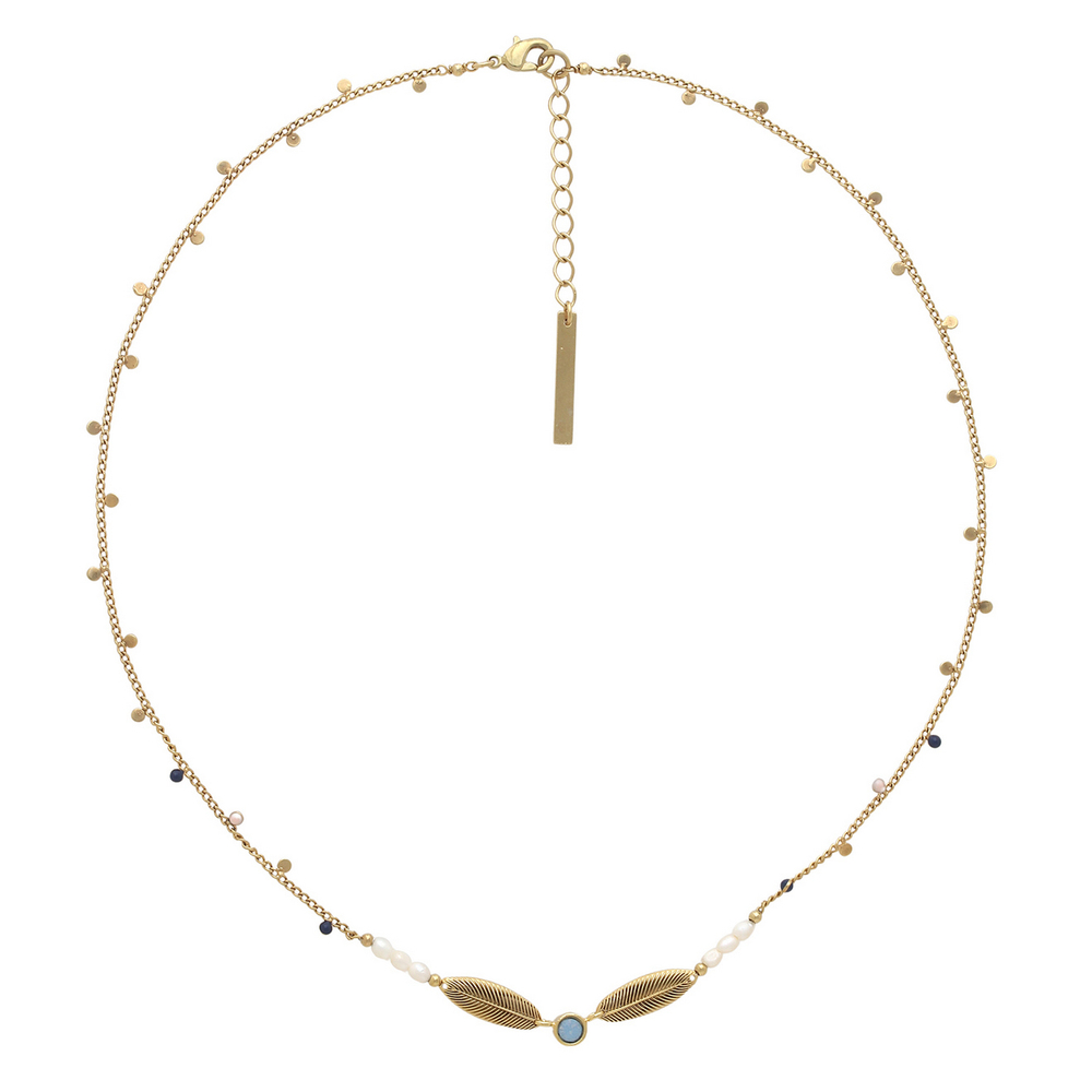 Колье Franck Herval, Palma, с кристаллом и жемчугом, FH26.1-15-64613 (золотистый)