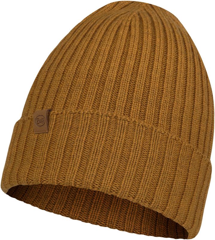 Вязаная шерстяная шапка Buff Hat Wool Knitted Norval Mustard Фото 2