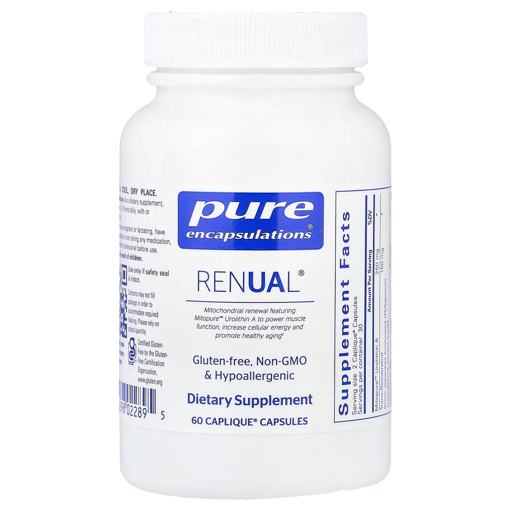 Pure Encapsulations, Renual®, 60 капсул Caplique®
