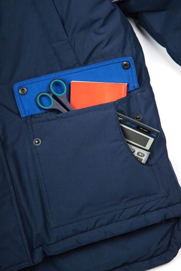 Костюм зимний "Сибер Виндстоп" полукомбинезон (т.синий/василек)