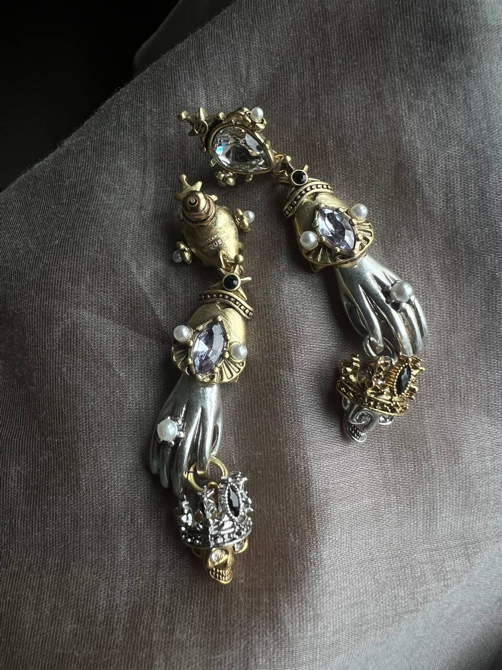 Серьги Alexander McQueen