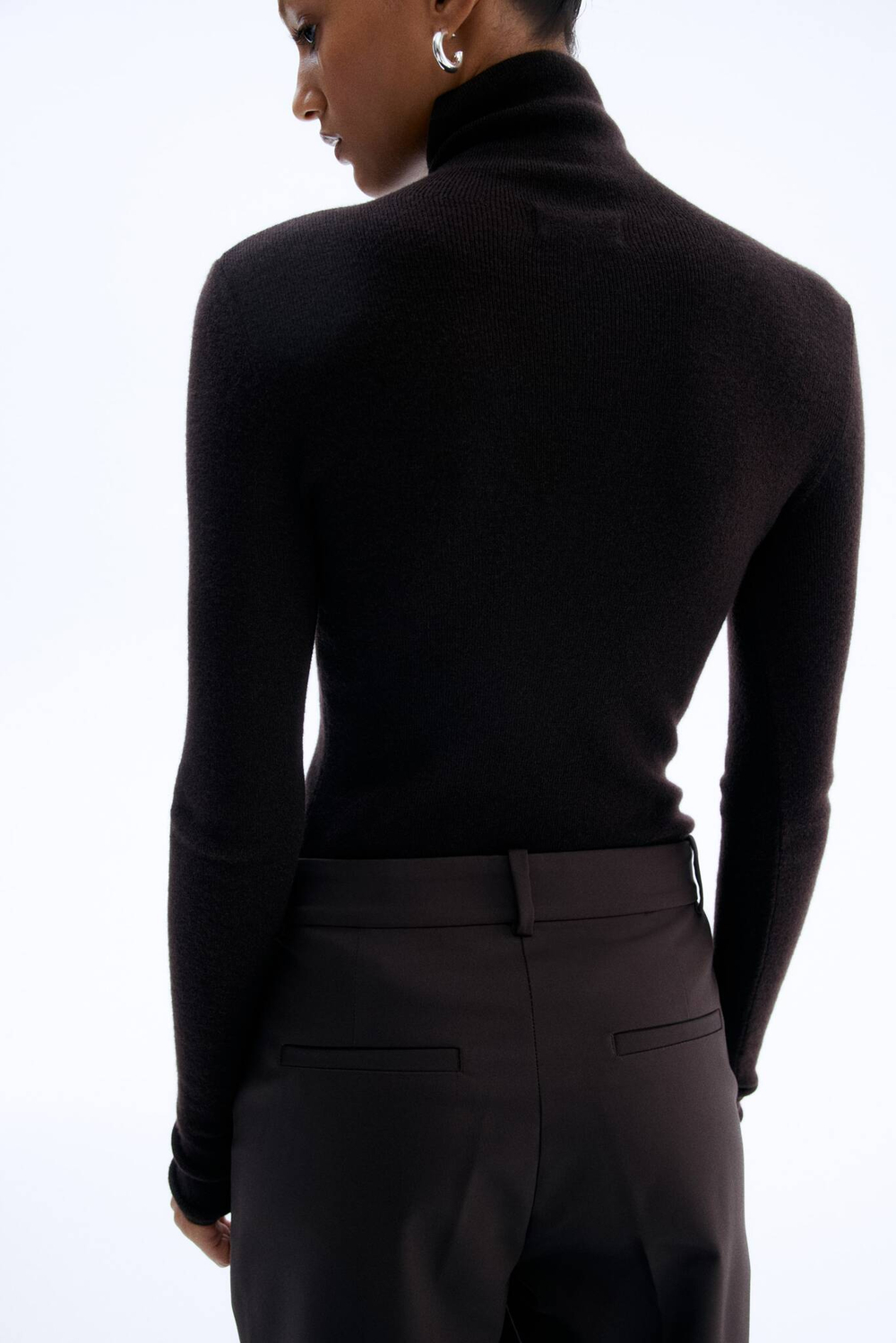 H&M Брюки длиной до щиколотки, темно-коричневый