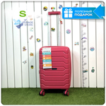 Маленький чемодан Mironpan-X, Малиновый, S с расширителем