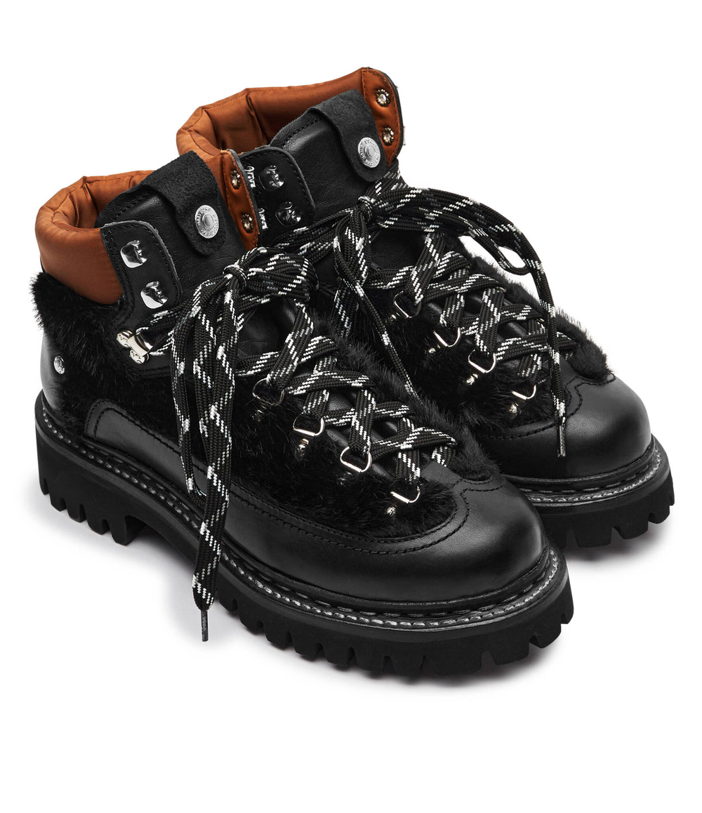 Кожаные трапперы Dsquared2 - черный(ABM0123 12907938)