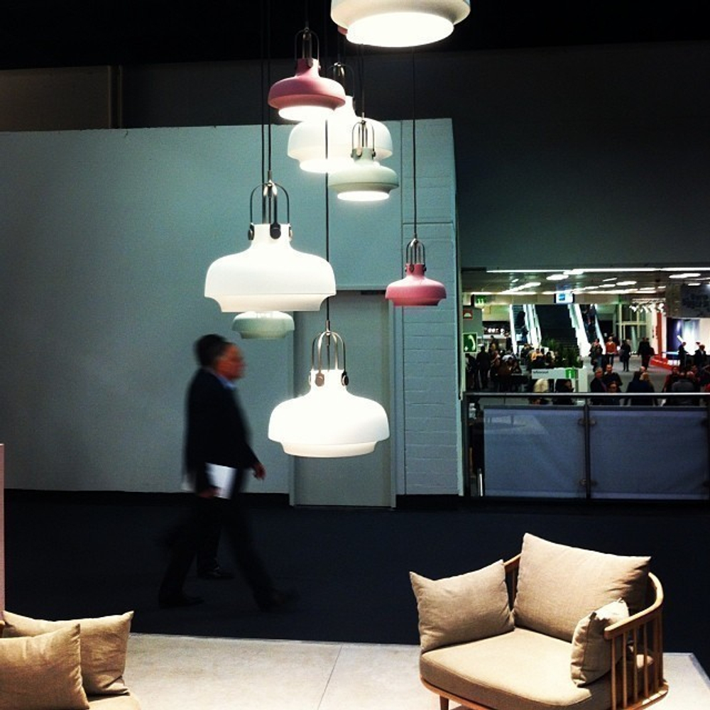 Pendant design lamp Copenhagen by Space Copenhagen D60 (Black)