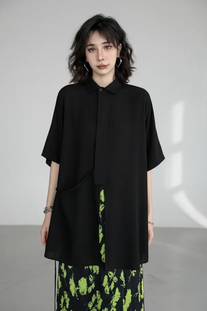 Женская рубашка с коротким рукавом «KIU»