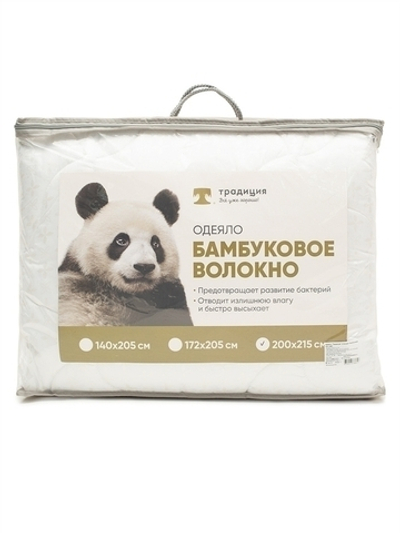 Одеяло 172*205см Традиция стандарт бамбуковое волокно 150г поплекс (мнг)