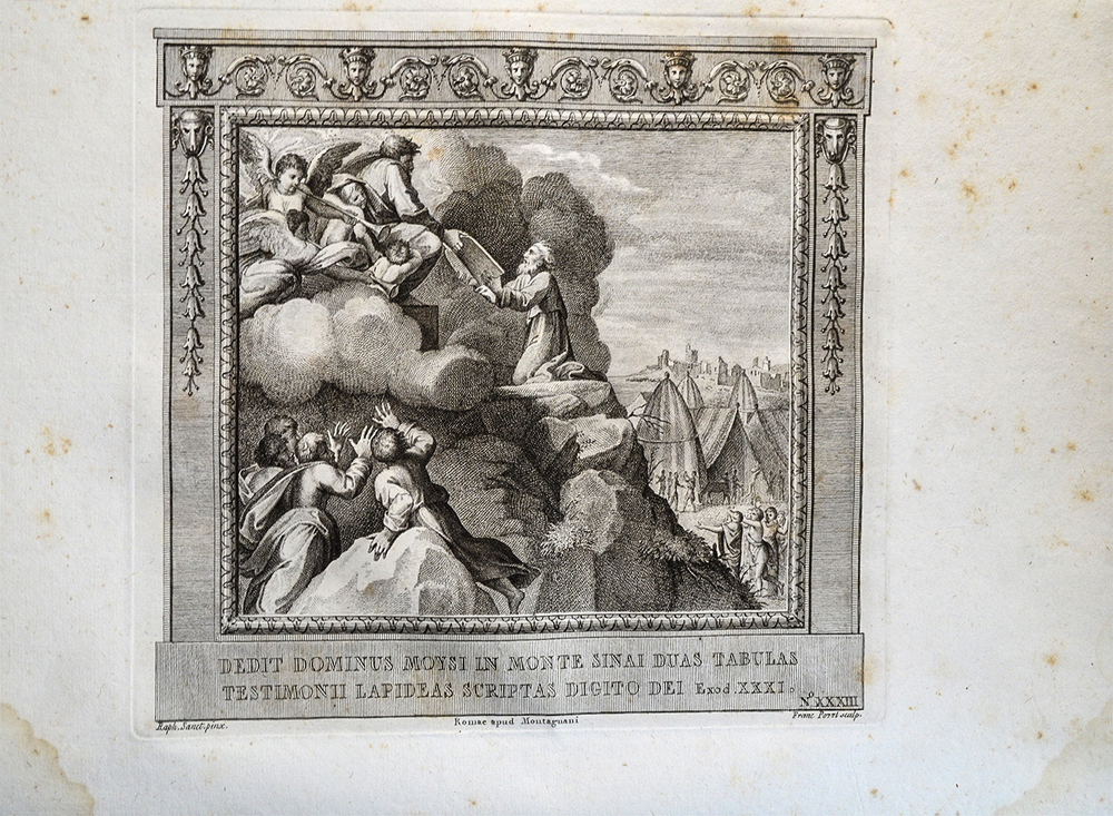 Фрески (картины) из перистилей Ватикана, руки Рафаэля Санти. На новых медных дощечках, изготовленных