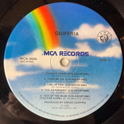 Винтажная виниловая пластинка LP Giuffria (США 1984)