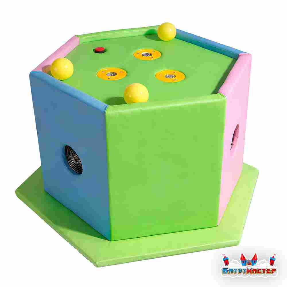 Детский воздушный фонтан «Карнавал» шестигранный, 65×65×63 см