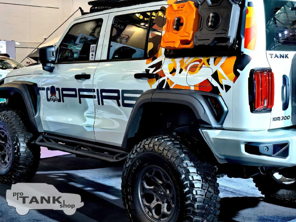 Комплект расширителей арок с комплектом света TOPFIRE для TANK 300