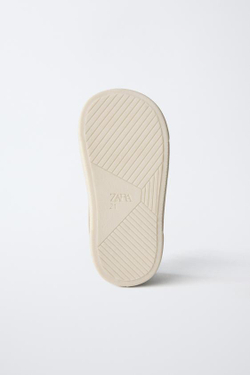 ZARA ТЕКСТИЛЬНЫЕ КРОССОВКИ BAREFOOT, КОРИЧНЕВЫЙ