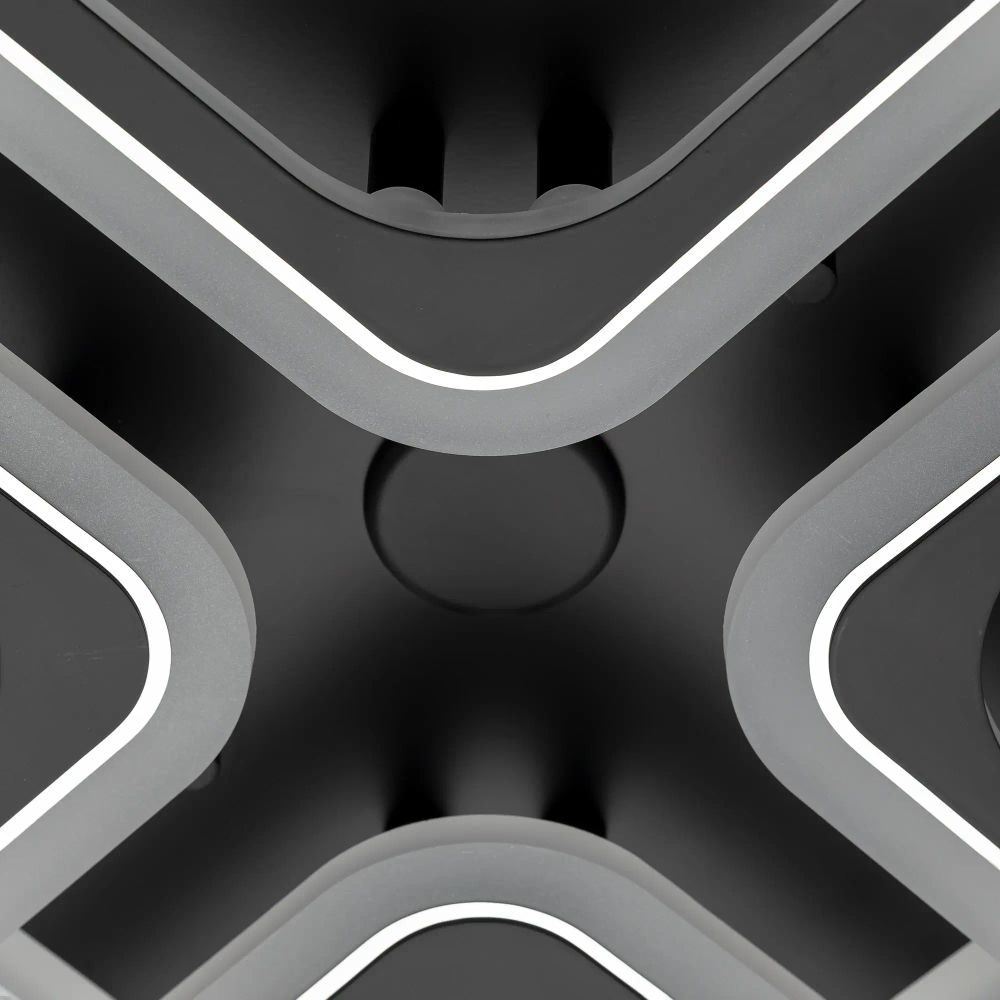 Citilux Марсель Смарт CL232A145E RGB Умная люстра Чёрная