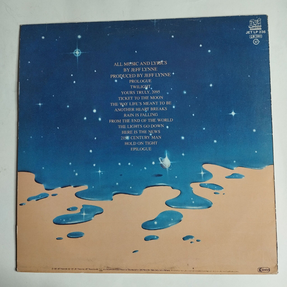 Винтажная виниловая пластинка LP ELO Electric Light Orchestra Time (Holland 1981) Ticket To The Moon