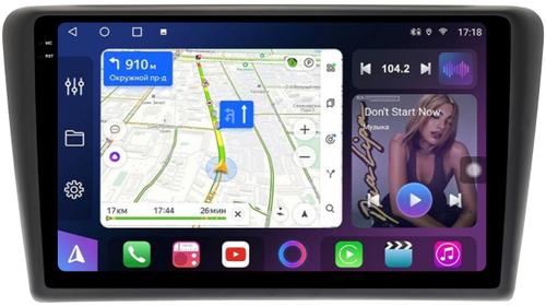 Магнитола для Skoda Rapid 1 2012-2020 (рамка тип 1) - FarCar BM9-2K-9580F1 монитор 9.5" 2K QLED на Android 14, Быстрая, CarPlay, 4G SIM-слот
