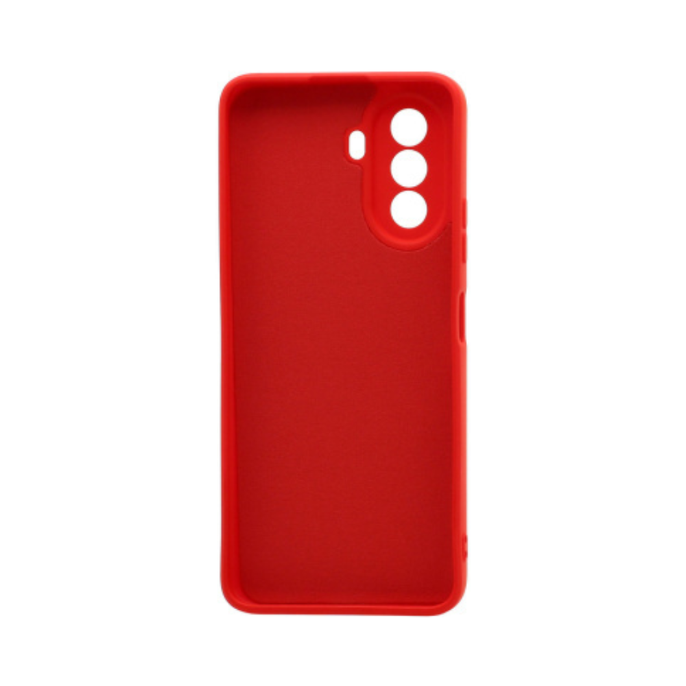Силиконовый матовый чехол Silicone Case NEW ERA для Huawei nova Y70/nova Y70 Plus, красный