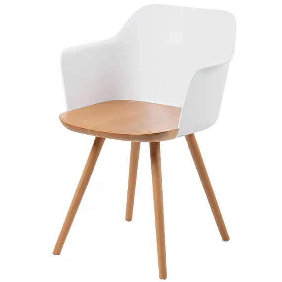 Стул Bjorg Arms с белой спинкой