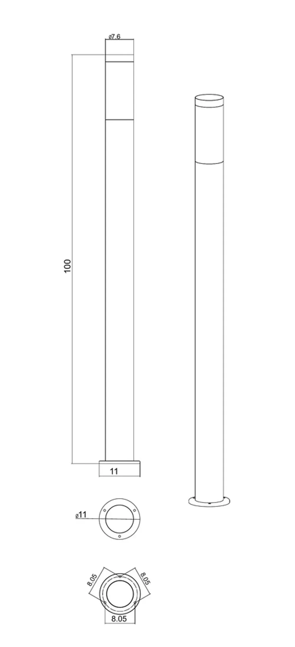 Ландшафтный светильник Arte Lamp SALIRE