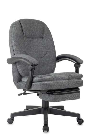 Кресло руководителя Бюрократ CH-868MSG-BF серый 3C1 крестов. пластик подст.для ног пластик черный