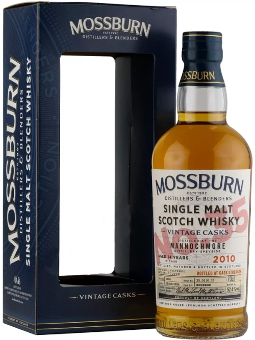 Виски Mossburn Vintage Casks No.35 Mannochmore 2010, 0.7 л.