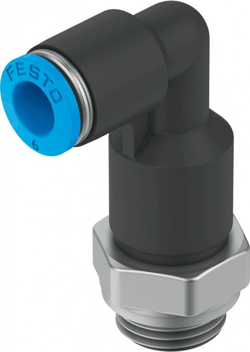 QSLL-G1/8-4-100 Угловой фитинг с цанговым зажимом, удлиненный