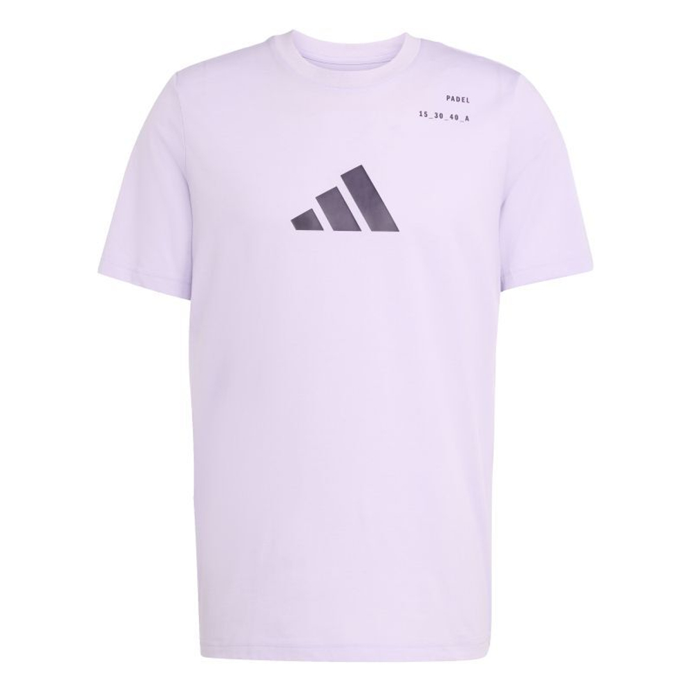 Мужская теннисная футболка Adidas Padel Category Graphic - violet