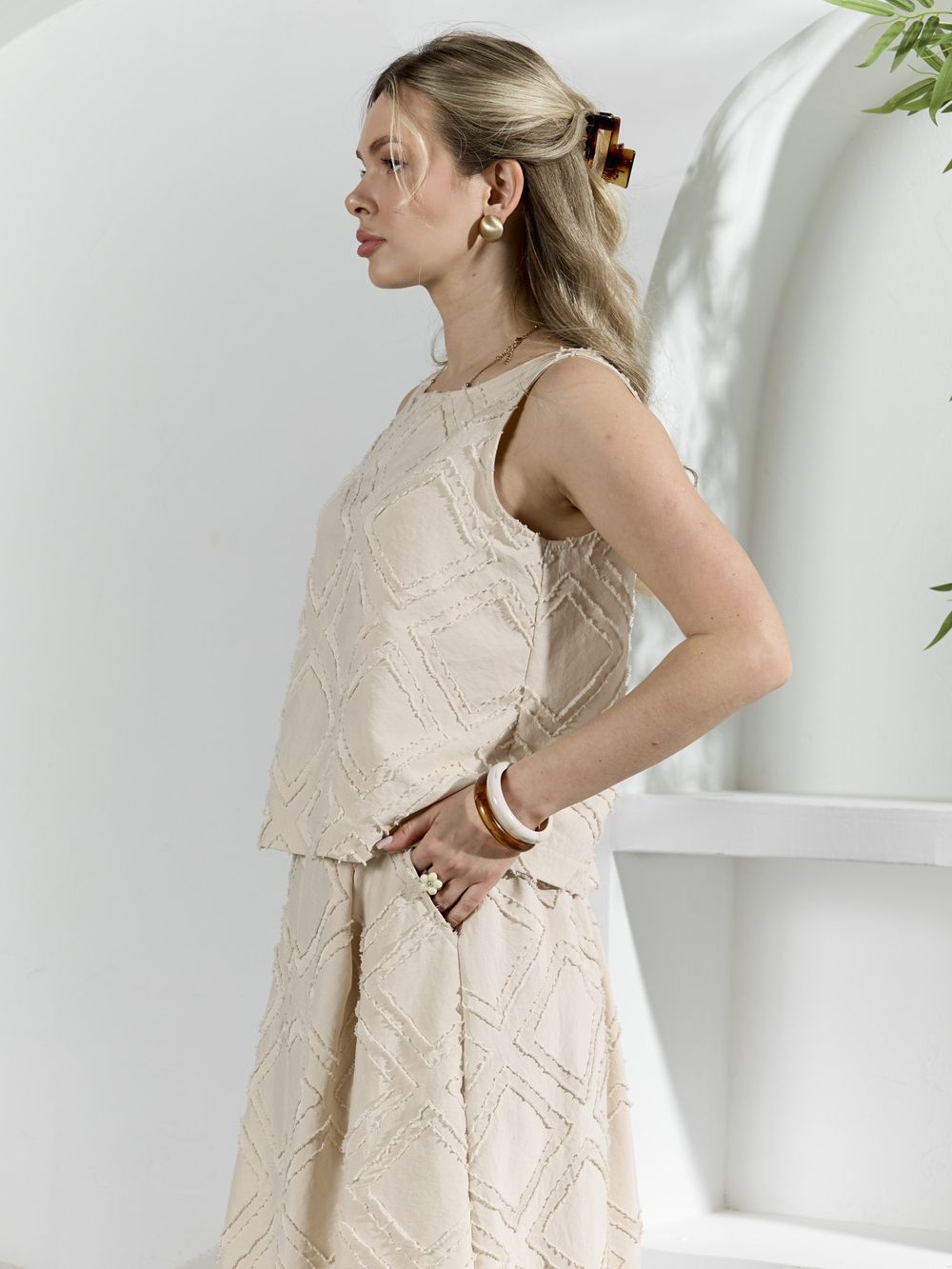 Костюм женский Ангелина-3 Виотекс БЕЖЕВЫЙ