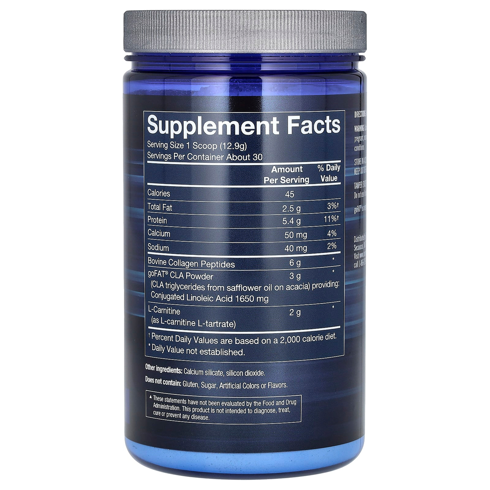 BodyTech, КЛК-карнитин и коллаген, без добавок, 387 г (13,65 унции)