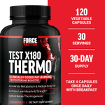 Force Factor, Test X180 Thermo ™, 120 капсул