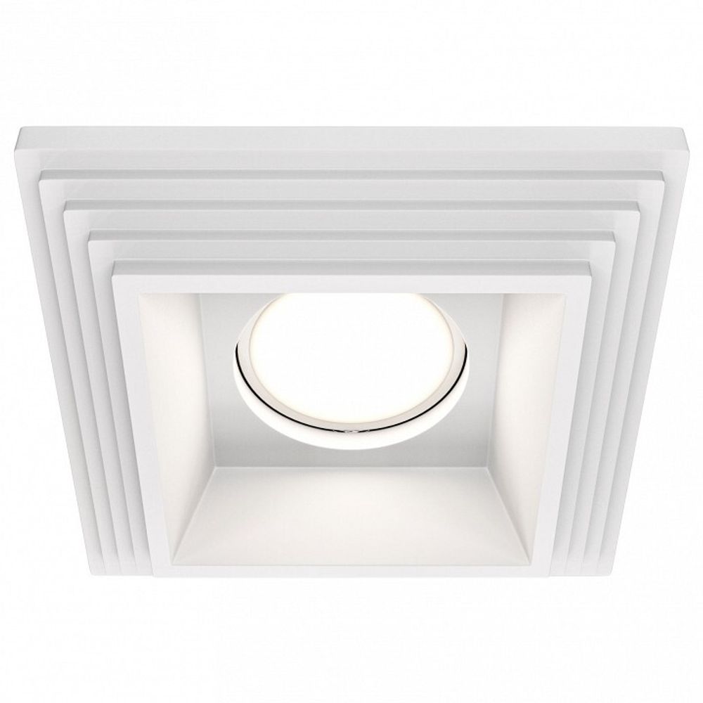 Встраиваемый светильник Maytoni Gyps Modern DL005-1-01-W-1