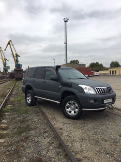 Покраска Раптором Toyota Prado 120