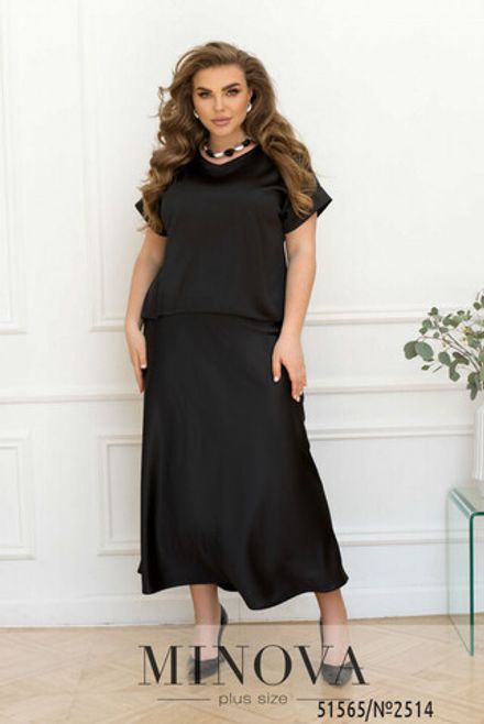 Костюм 2514-черный Minova Фото 2