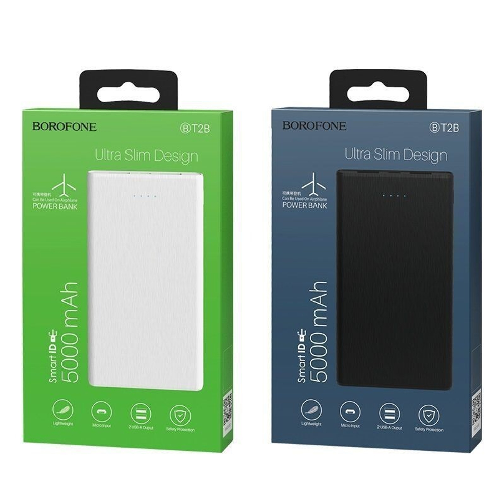 Портативный аккумулятор BOROFONE BT2B 5000 mAh (черный)
