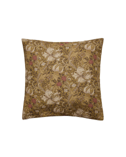 Zara Home наволочка декоративная из льна, горчичный, 45x45 см