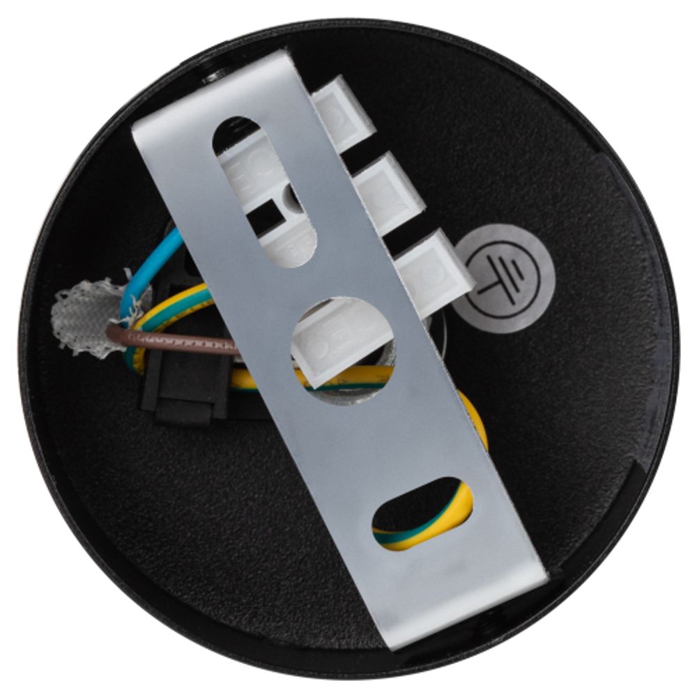 Светильник настенно-потолочный спот ЭРА OL35 BK под лампу MR16 GU10 черный/хром