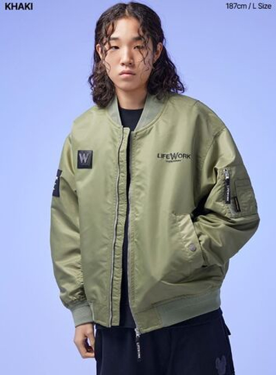 Нейлоновый бомбер hipdok