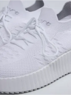 Слипоны на высокой подошве мокасины летние текстильные