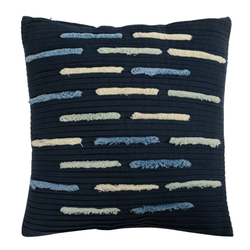 Подушка декоративная с бахромой и эффектом плиссе 45х45 Tkano Ethnic