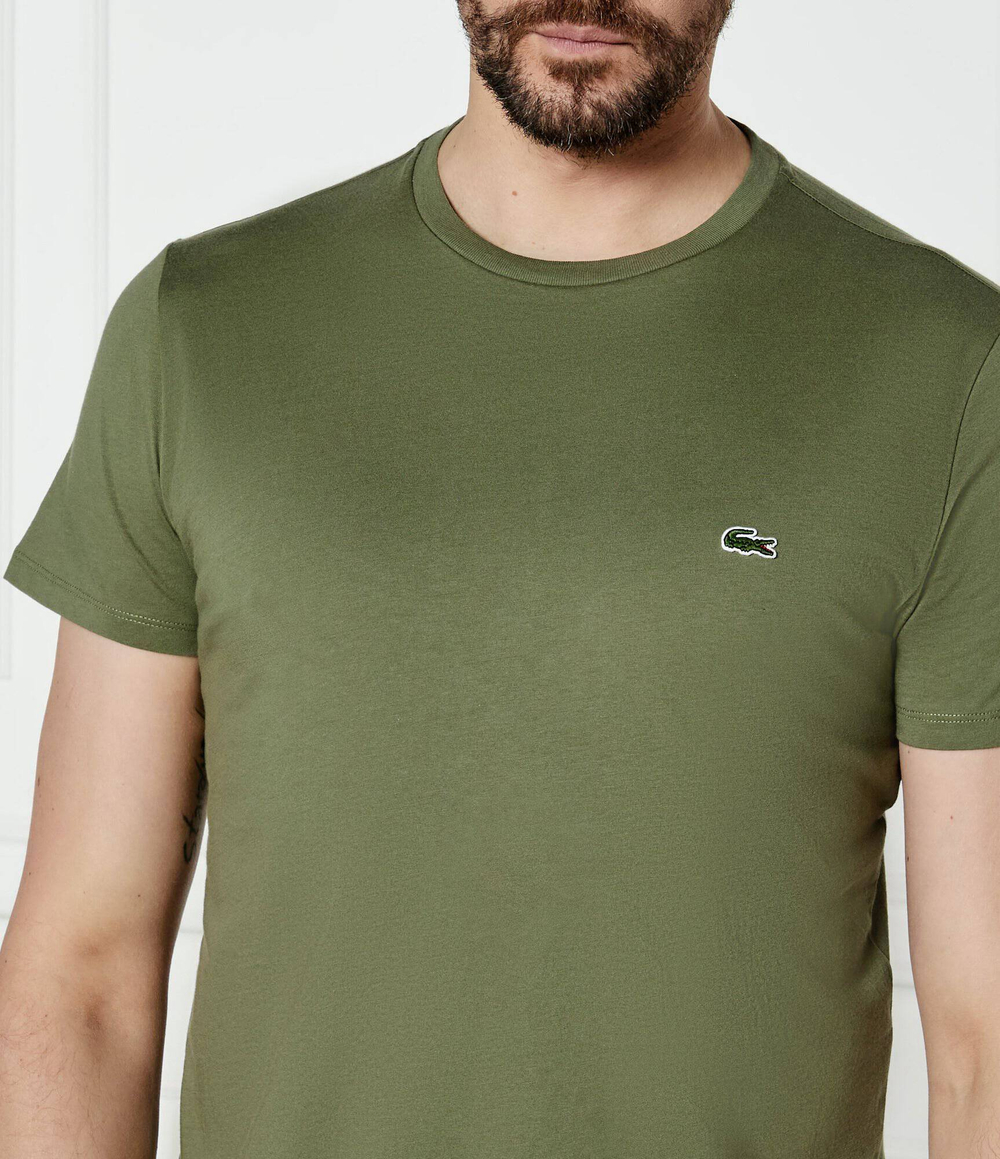 Футболка Lacoste - оливковый(TH6709)