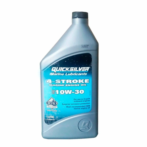 Масло моторное Quicksilver 10W30 синтетическое 4Т 1л