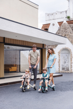 Трехколесный велосипед Micro с родительской ручкой, бежевый