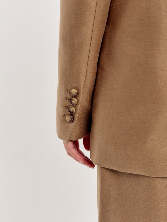 Льняной жакет