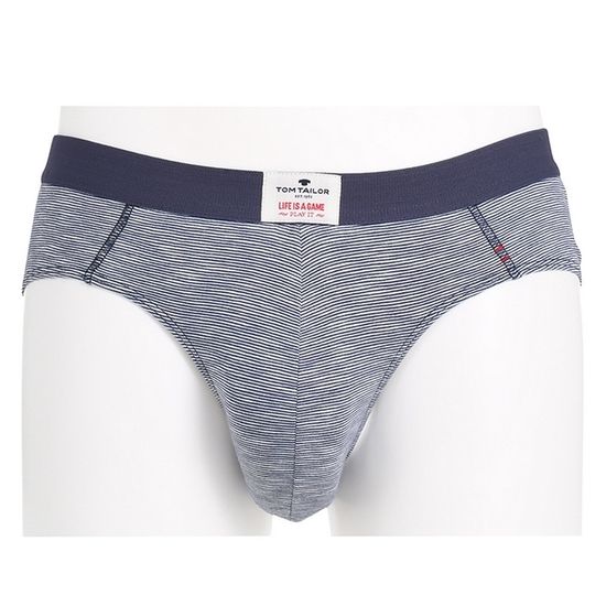 Мужские трусы слипы синие в полоску Tom Tailor 070261/6061 8433