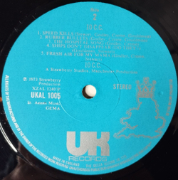 Винтажная виниловая пластинка LP 10cc (UK 1973) Sand In My Face
