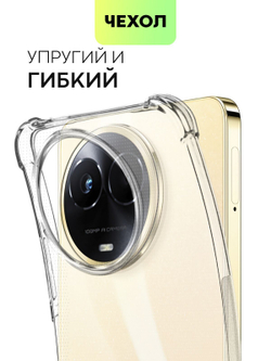 Чехол BROSCORP для realme 11 5G (арт.RM-11(5G)-HARD-TPU-TRANSPARENT )