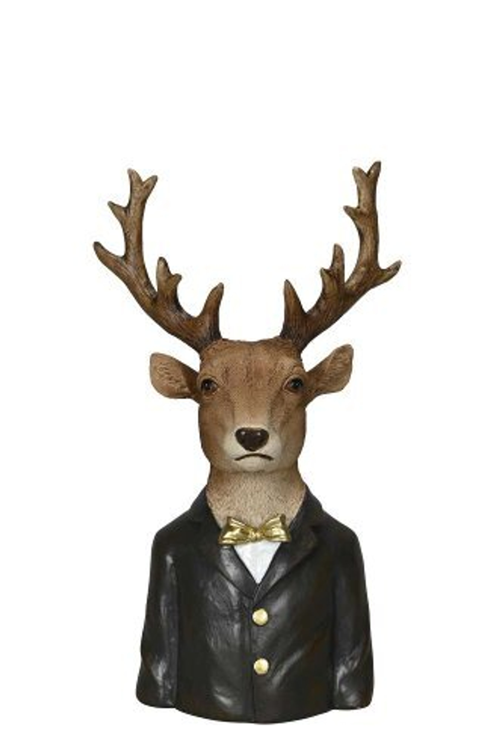 Декор "Бюст оленя" большой 18,5x15,5xH31см Поликерамика